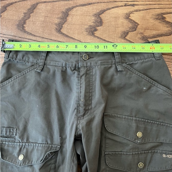 Fjallraven Men’s Vidda Pro Ventilated Regular Trousers Dark Olive Size 34x30 - Picture 4 of 11